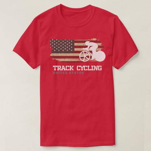 Trainingsnelheid van de Amerikaanse Road Bike Raci T-shirt (Design voorkant)