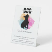 Trainingsopleiding Reclamebord Met Voetstuk (Voorkant)