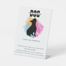 Trainingsopleiding Reclamebord Met Voetstuk