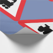 Trainingspapier voor verkeerstekens cadeaupapier (Hoek)