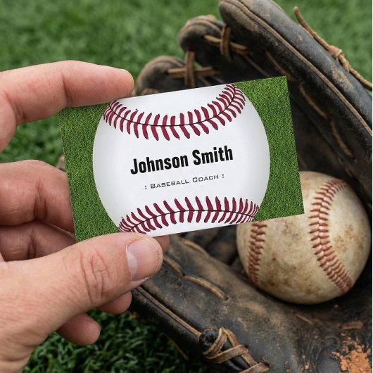 Trainingspersoneel van Cool Baseball Softball Visitekaartje