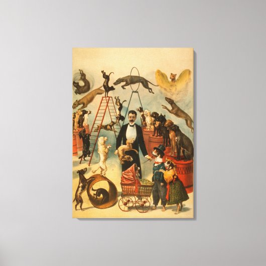 Trainingspond Theatrisch Poster Canvas Afdruk (Voorkant)