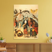 Trainingspond Theatrisch Poster Canvas Afdruk (Insitu (Woonkamer))