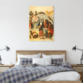 Trainingspond Theatrisch Poster Canvas Afdruk (Insitu (Slaapkamer))