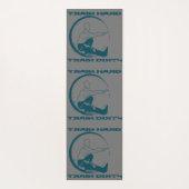 Trainingsshirt, Train hard, train dirty Motivation Yogamat (Achterkant)