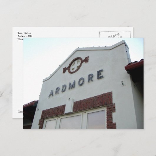 Trainingsstation Briefkaart (Voorkant / Achterkant)