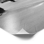 Trainingsstation zwart-wit foto-poster foto afdruk (Hoek)