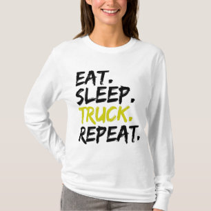 Trainingstuurprogramma Eat Sleep Truck Repo T-shirt