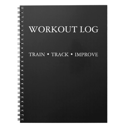 Trainingsvolger & Trainingsdagboek Notitieboek (Voorkant)