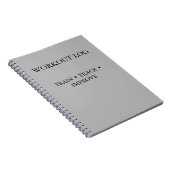 Trainingsvolger & Trainingsdagboek Notitieboek (Rechterzijde)