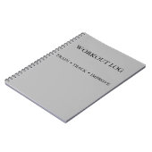 Trainingsvolger & Trainingsdagboek Notitieboek (Linkerzijde)