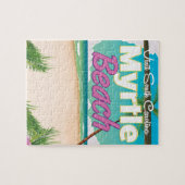 Trainposter Myrtle Beach South Carolina Legpuzzel (Horizontaal)