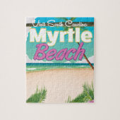 Trainposter Myrtle Beach South Carolina Legpuzzel (Verticaal)