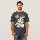 Trains Collector Railroad Conductor Model Train T-shirt (Voorkant volledig)