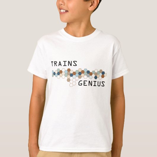 Trains Genius T-shirt (Voorkant)