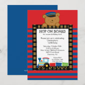 Trains Hop aan boord van de dag Kaart (Voorkant / Achterkant)