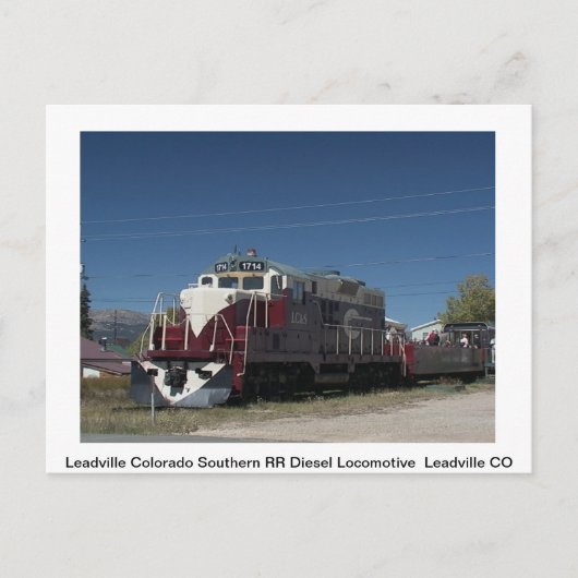 Trains Post Card Briefkaart (Voorkant)