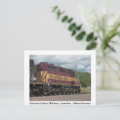 Trains Post Card. Briefkaart (Staand voorkant)