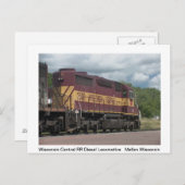 Trains Post Card. Briefkaart (Voorkant / Achterkant)