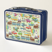 Trains, vlakken, automobielen en Rocket Lunch Box (Achterkant)