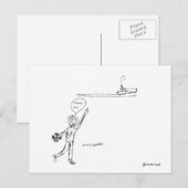 trainspotter-briefkaart briefkaart (Voorkant / Achterkant)