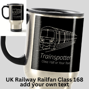 Trainspotter Class 168 Railfan UK Railway Diesel Reisbeker