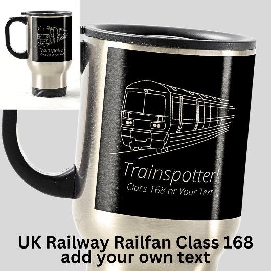 Trainspotter Class 168 Railfan UK Railway Diesel Reisbeker