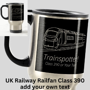 Trainspotter Class 390 Electric Railfan UK Railway Reisbeker