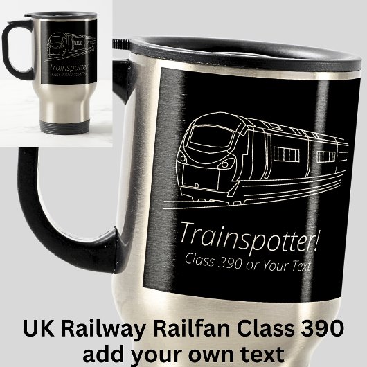Trainspotter Class 390 Electric Railfan UK Railway Reisbeker