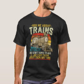 Trainspotting Trainspotter Model Trains Train Mode T-shirt (Voorkant)