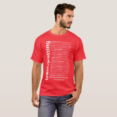Trainspottingrainspotting Quotes T-shirt (Voorkant volledig)