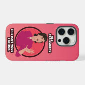 Trainwrak! Roze verloop achtergrond. iPhone Hoesje (Achterkant horizontaal)