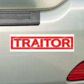 Traitor Stamp Bumpersticker (Op auto)