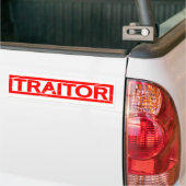 Traitor Stamp Bumpersticker (Op Truck)