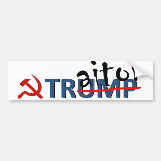 Traitor Trump Bumpersticker (Voorkant)