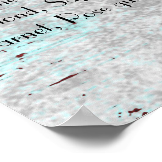 Traits en datums voor het ondertekenen van Horosco Poster (Hoek)