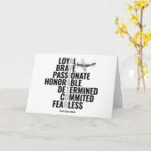 Traits van een Airman Kaart (Gele Bloem)