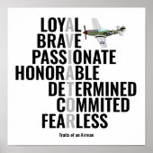 Traits van een Airman Poster (Voorkant)