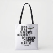 Traits van een Airman Tote Bag (Voorkant)