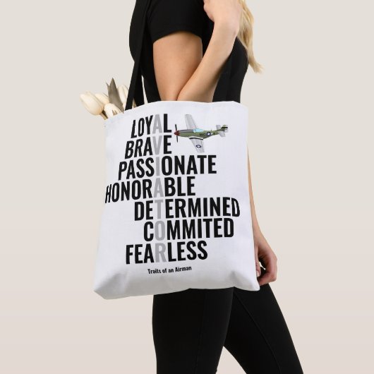 Traits van een Airman Tote Bag (Dichtbij)