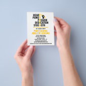 Traits van een atleet, atletiekles Adverteren Flyer (Hand)