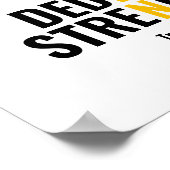 Traits van een atleet poster (Hoek)