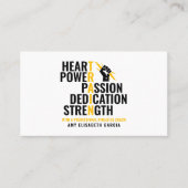 Traits van een atleet, sportjournalist, sportcoach visitekaartje (Voorkant)