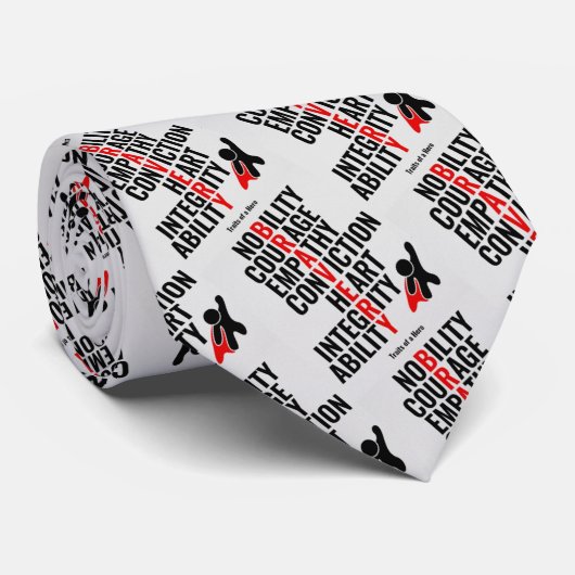 Traits van een Hero Stropdas (Opgerold)