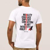 Traits van een Hero T-shirt (Achterkant)