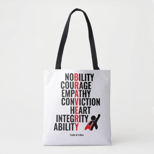 Traits van een Hero Tote Bag (Voorkant)