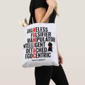 Traits van een Psychopath Tote Bag (Dichtbij)