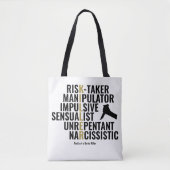 Traits van een seriemoordenaar tote bag (Voorkant)