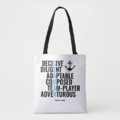 Traits van een verzender tote bag (Voorkant)
