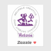Traits voor vigo Zodiac Star-signalering Sticker (Vel)